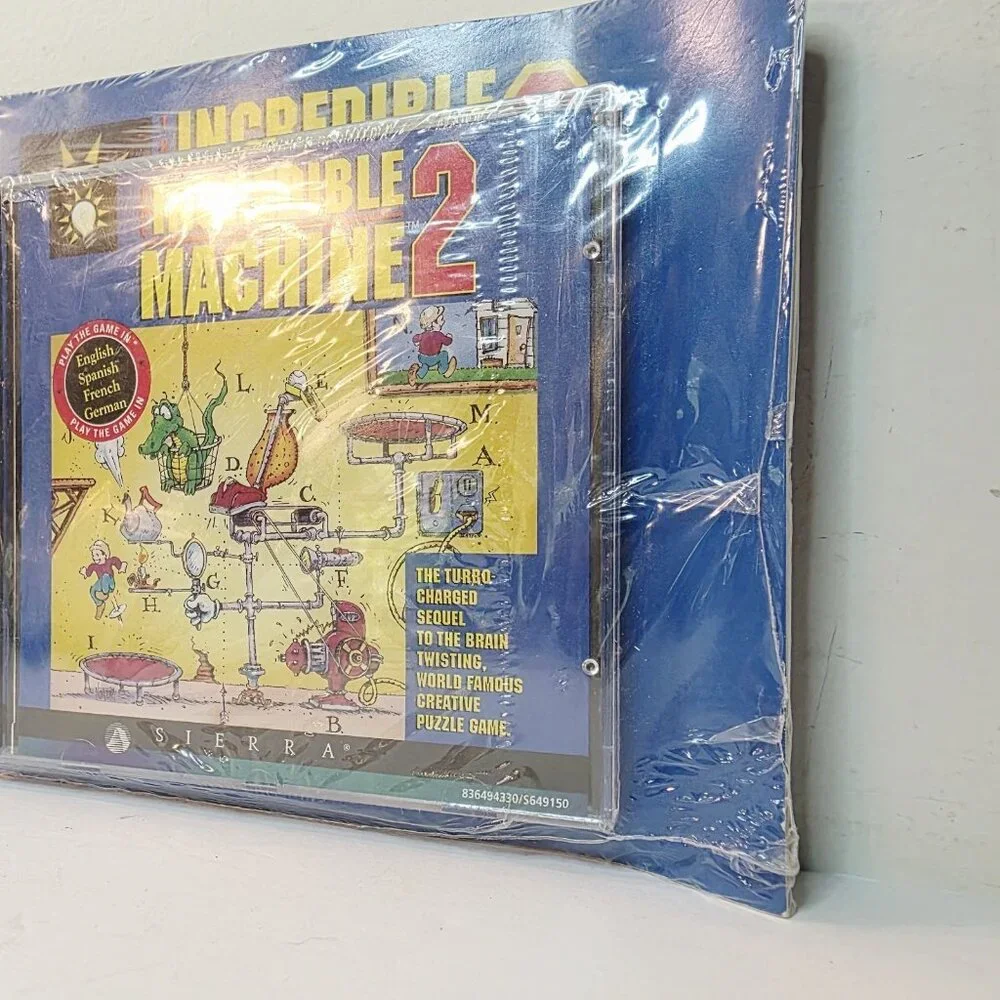 The Incredible Machine 2 PC Game Sierra 1994 CD-ROM Puzzle Game Manual